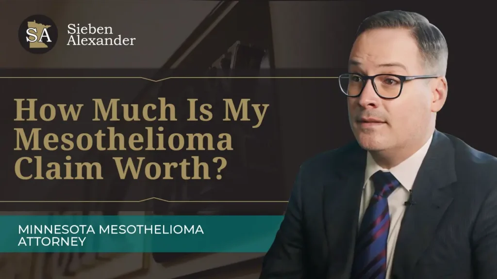Video Thumbnail of Personal Injury Attorney Chad Alexander with the text How Much is my Mesothelioma Claim Worth?
