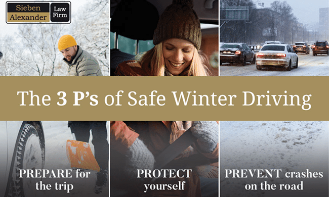 The 3 Ps of safe winter driving: Prepare, Protect, and Prevent
