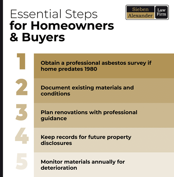 5 steps for essential homeowners and buyers for knowing if your home contains asbestos