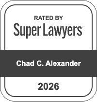 Super Lawyers 2026 Award for Chad Alexander's