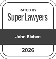 Super Lawyers 2026 Award for John Sieben