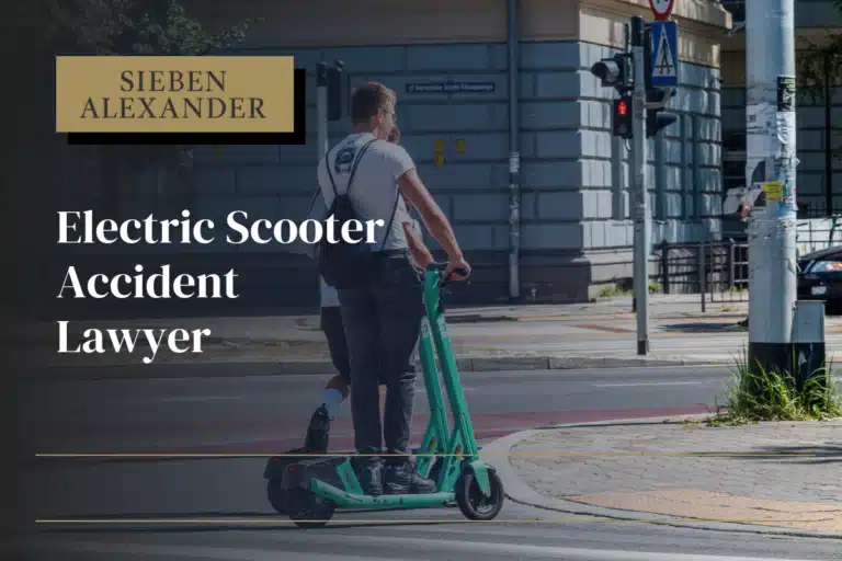 A man riding an electric scooter in the streets of Minnesota