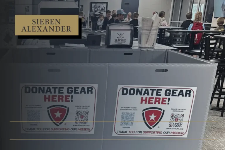 United Heroes League donation box